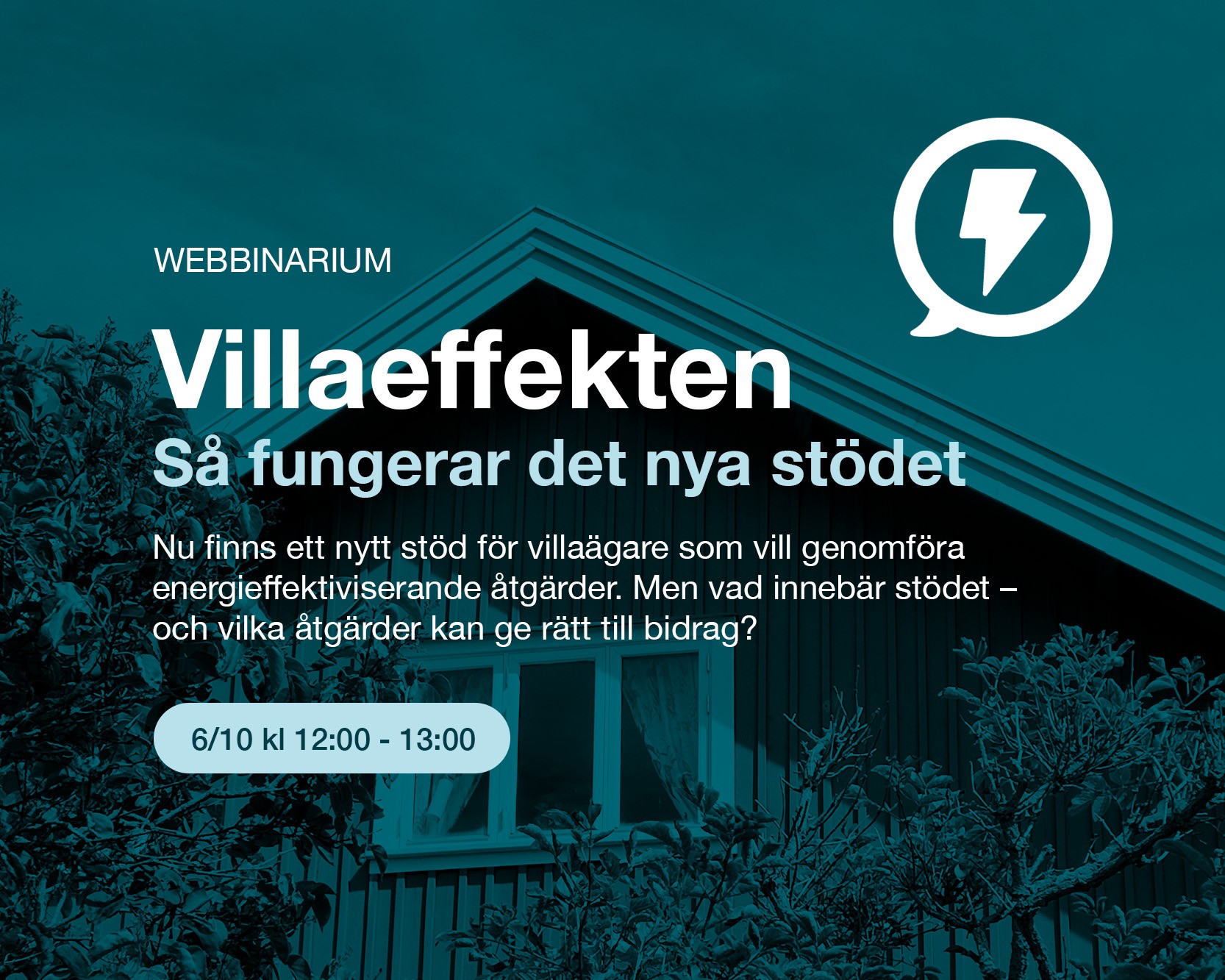 villaeffekten det nya stödet för energieffektivisering för småhus