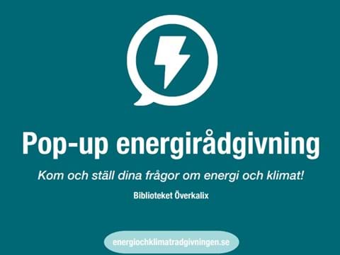 blågrön bakgrund med vit text och symbol för blixt