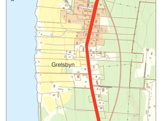 Vägarbeten på Grelsbyvägen under september 2025: image
