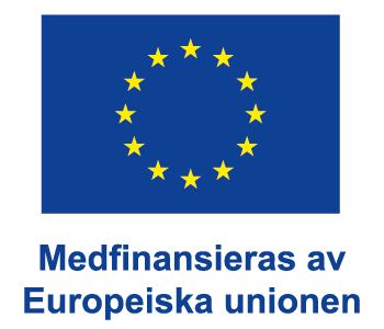 eu logotyp med blå bakgrund och gula stjärnor i ring