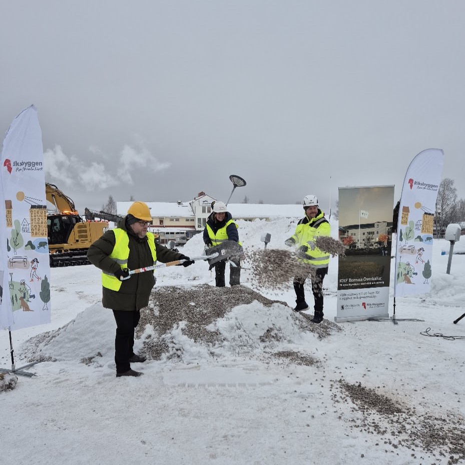 Första spadtaget för nytt särskilt boende i Överkalix: image