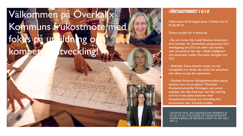 Företagsfrukost 14 oktober