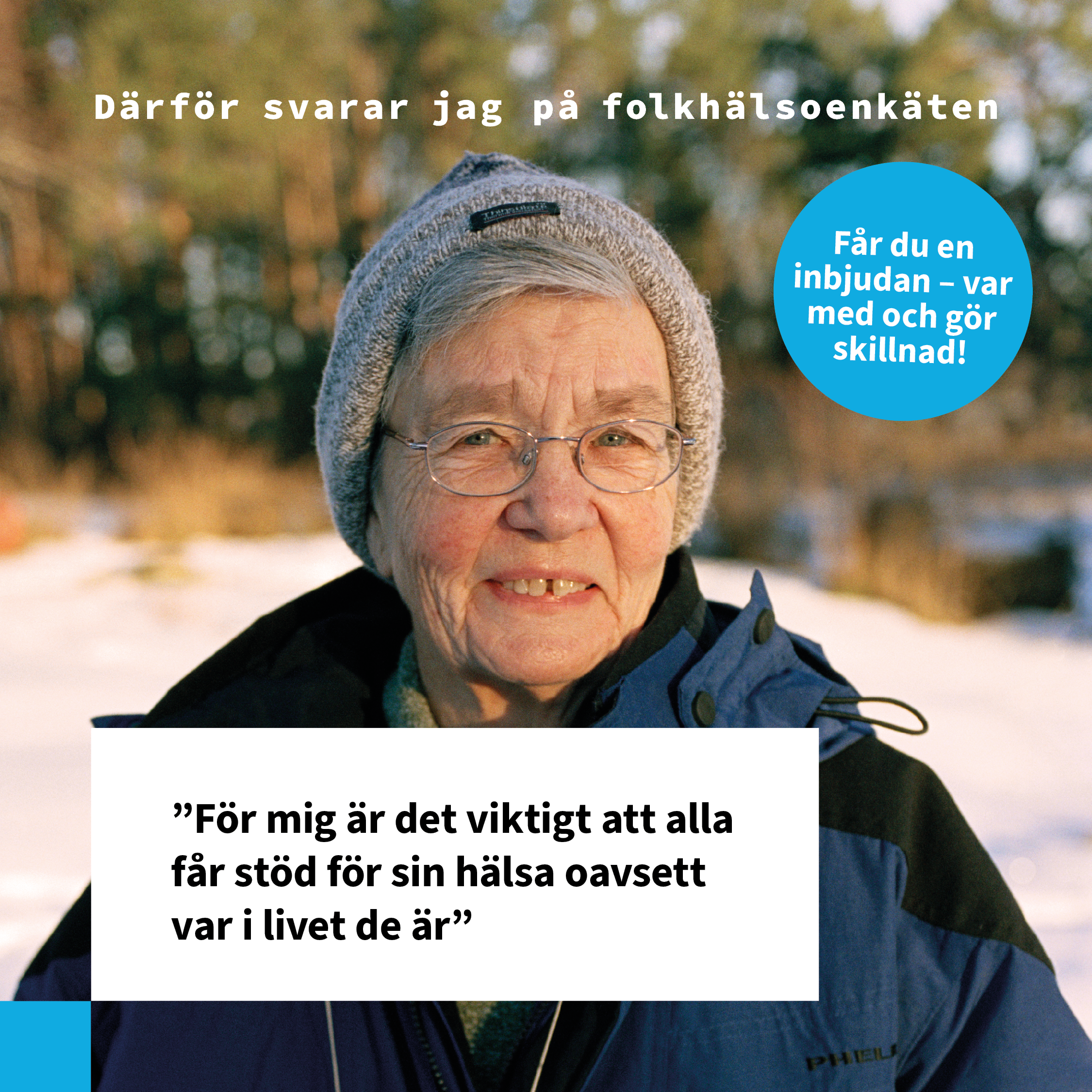 kvinna i vinterkläder utomhus