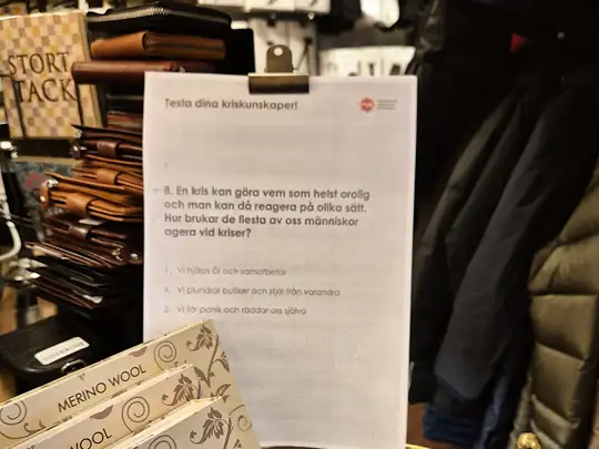 Beredskapsveckan 2025 Tipsrunda i butikerna: image