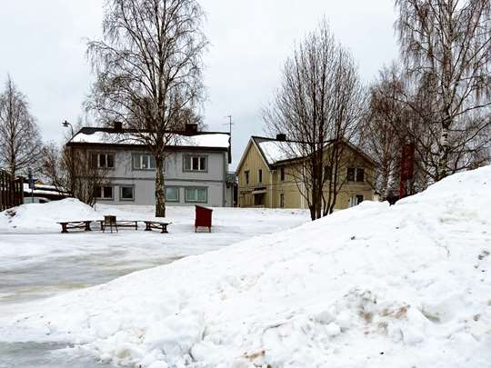 Vinterlek i Blåskoleparken: image