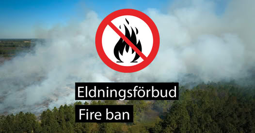 Eldningsförbud från 17 juli 2025: image