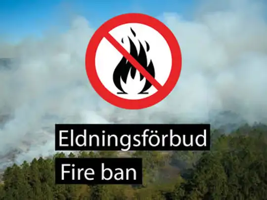 Eldningsförbud från 17 juli 2025: image