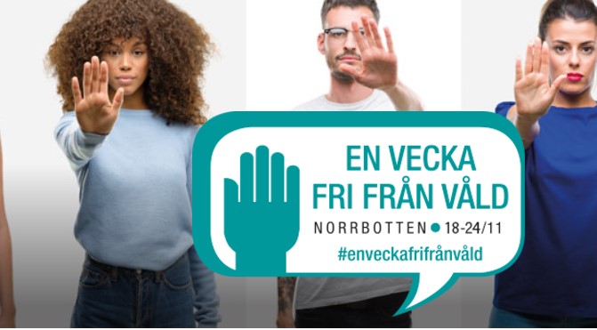 Vecka fri från våld - vad är våld och hjälp att få: image