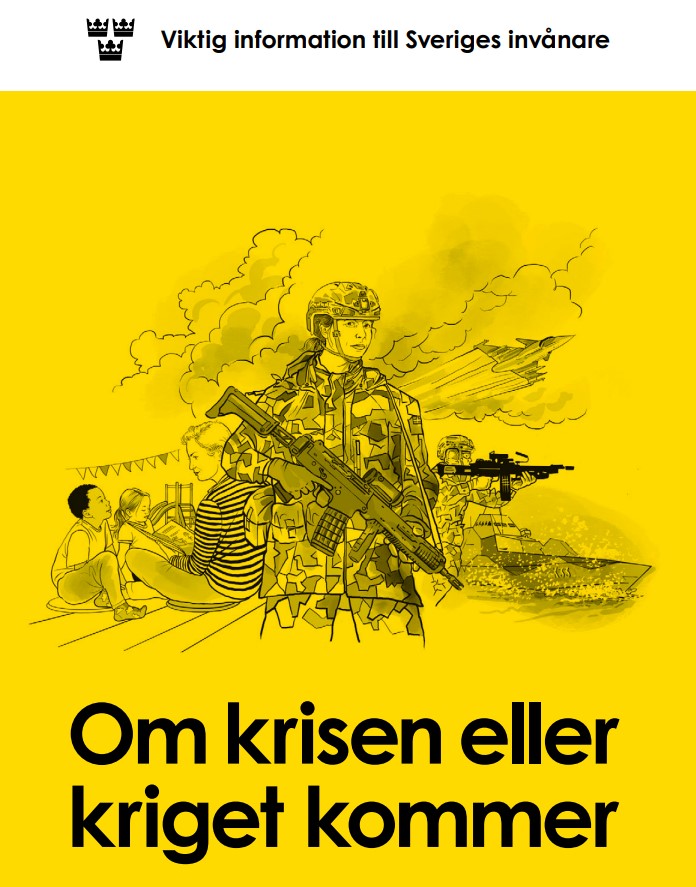 Ny version av broschyren Om krisen eller kriget kommer: image